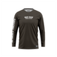 HOT FISH BLACK SEE BASS - Men’s Long Sleeve Fishing Shirt – UPF Protection - Black - front