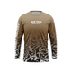 HOT FISH GROUPER - Men’s Long Sleeve Fishing Shirt – UPF Protection - Gray - front