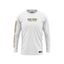 HOT FISH GROUPER - Men’s Long Sleeve Fishing Shirt – UPF Protection - White - front