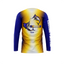 HOT FISH MARLIN - Men’s Long Sleeve Fishing Shirt – UPF Protection - Yellow - back