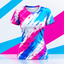 Custom women's sublimation short sleeve t-shirt - lifestyle