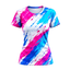 Custom women's sublimation short sleeve t-shirt