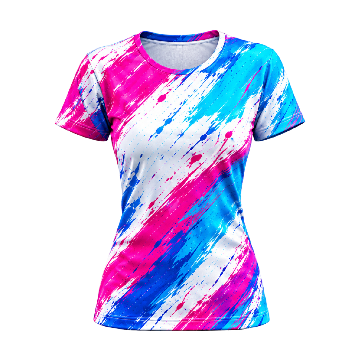 Custom women's sublimation short sleeve t-shirt