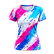Custom women's sublimation short sleeve t-shirt