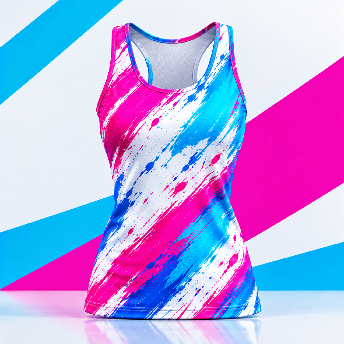 Custom sublimation tank top - lifestyle